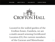 Tablet Screenshot of croftonhall.co.uk